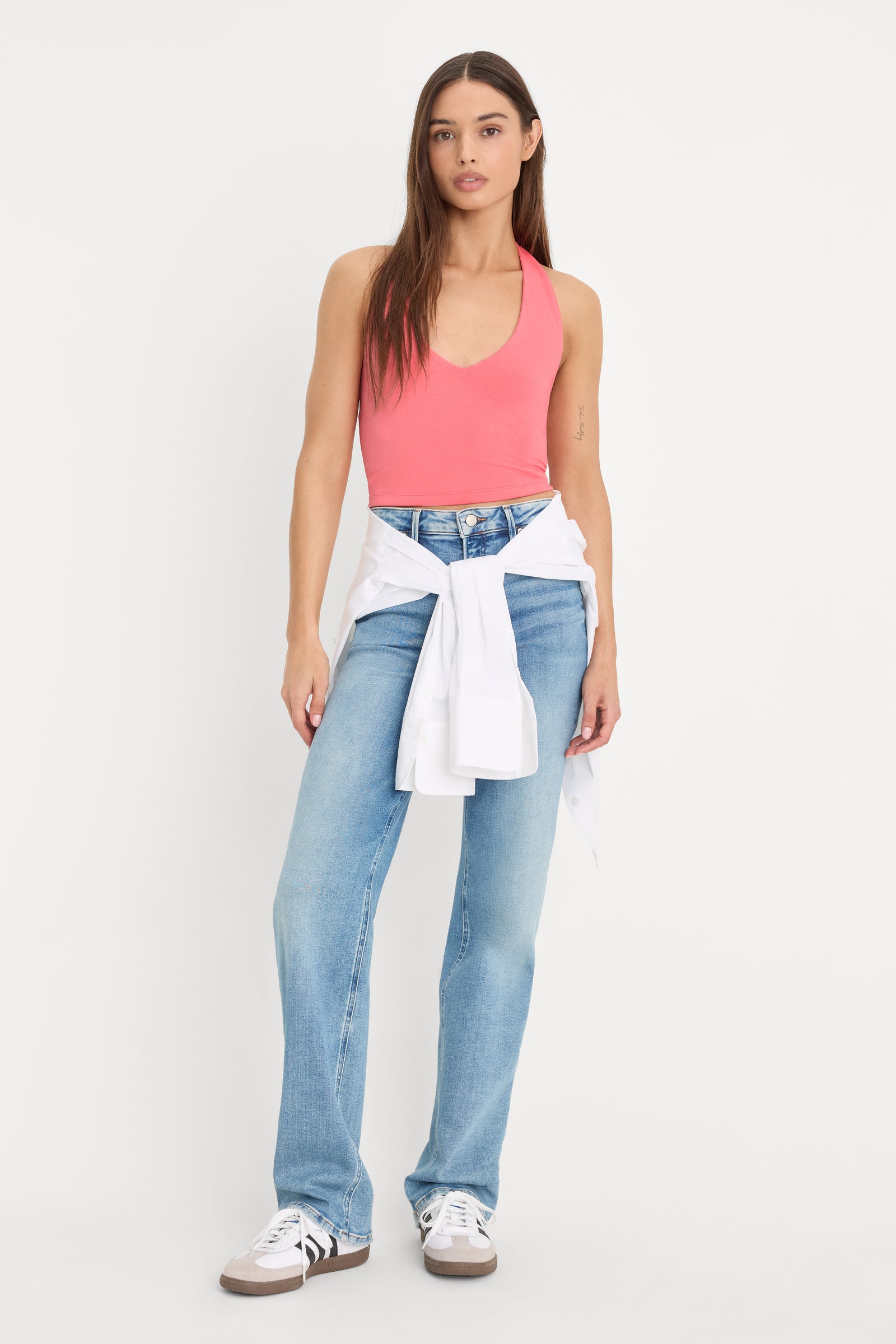 THE HALTER TANK | CORAL BLOSSOM