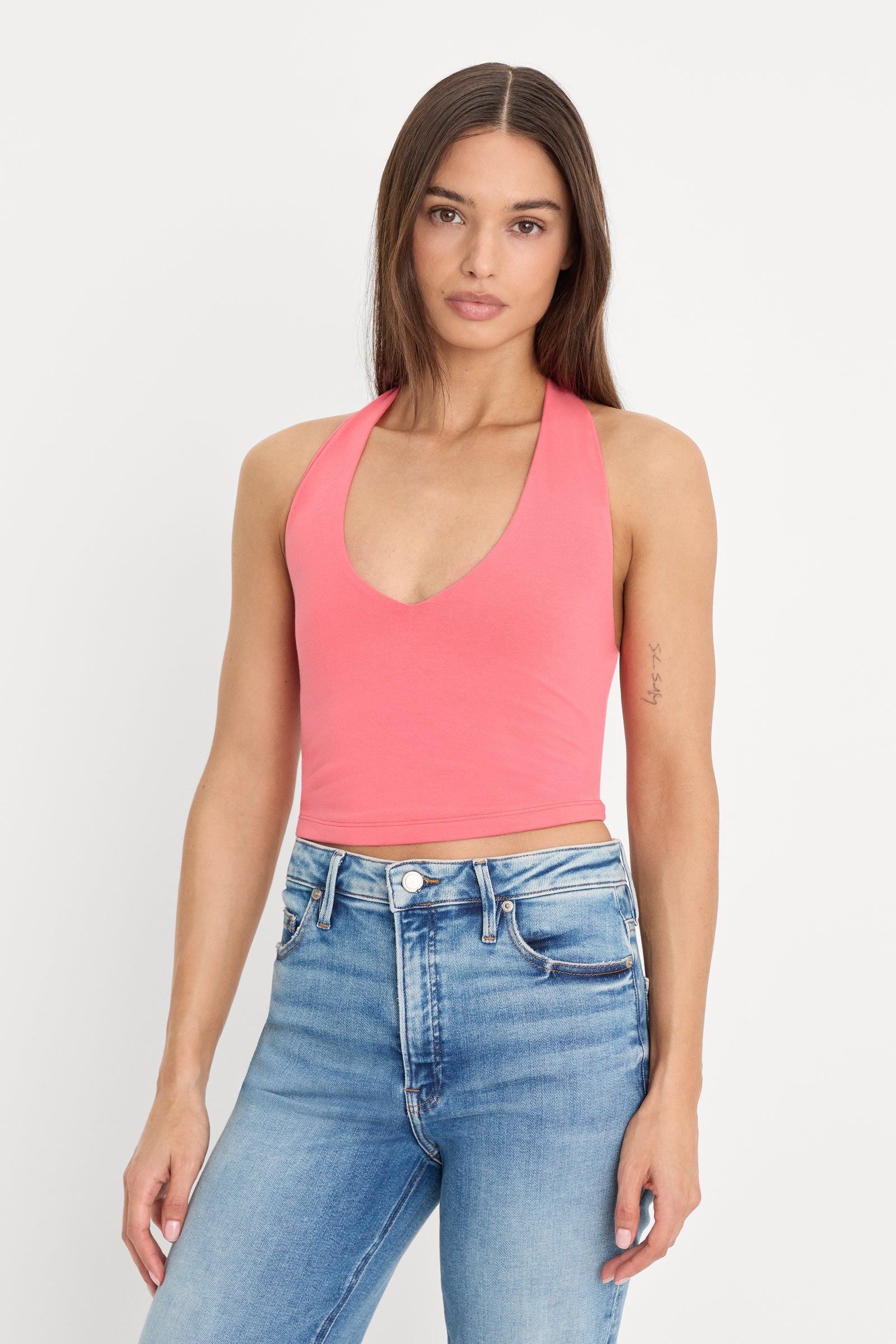THE HALTER TANK | CORAL BLOSSOM