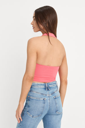 THE HALTER TANK | CORAL BLOSSOM