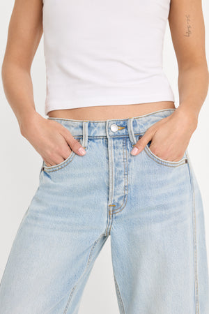 VINTAGE BARREL ANKLE JEANS | INDIGO1351
