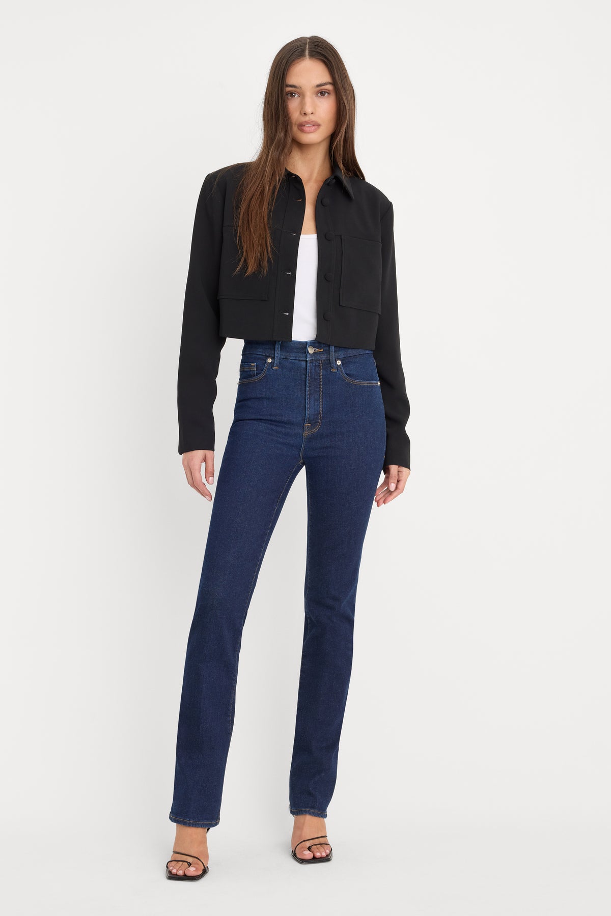 GOOD LEGS STRAIGHT JEANS LONG | DEEPBLUE04