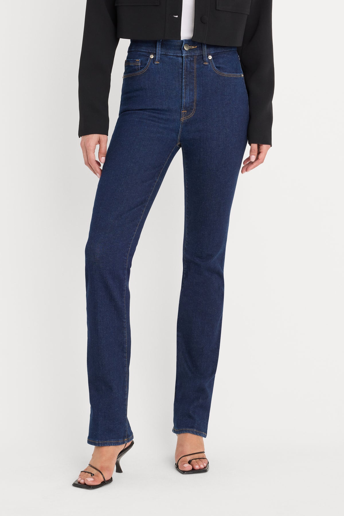 GOOD LEGS STRAIGHT JEANS LONG | DEEPBLUE04