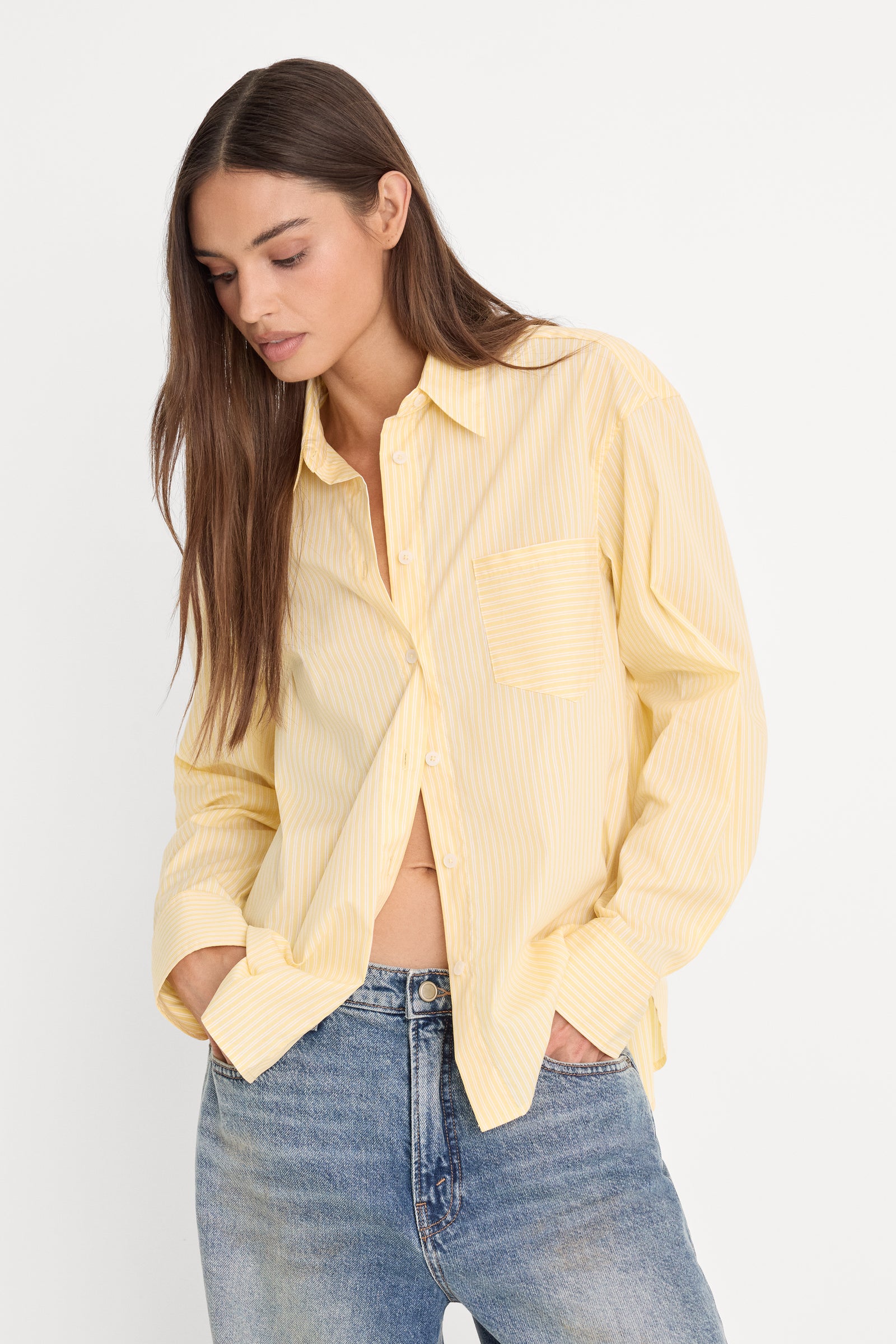 POPLIN CLASSIC BOXY SHIRT | BUTTERBEAM STRIPE