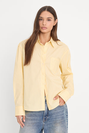 POPLIN CLASSIC BOXY SHIRT | BUTTERBEAM STRIPE