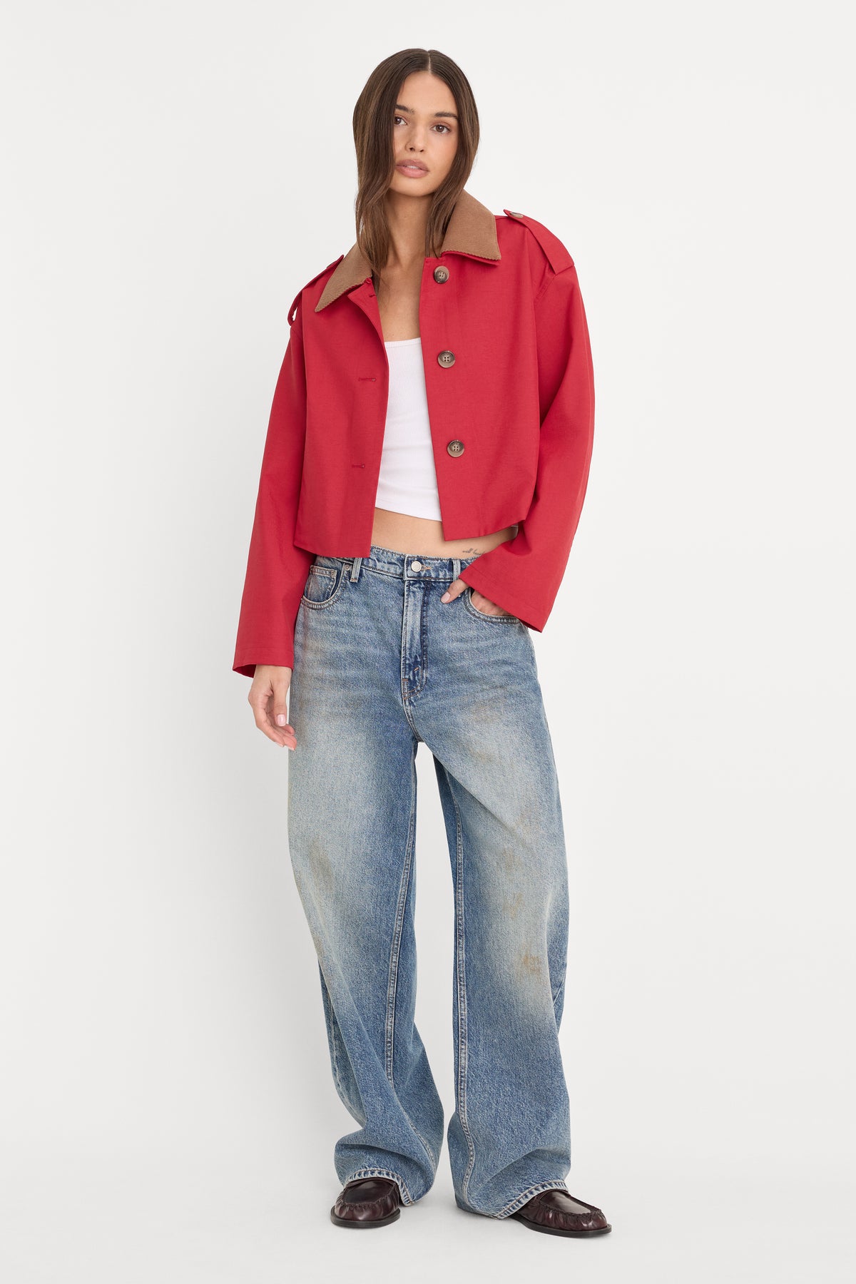 THE SWING JACKET | LIPSTICK