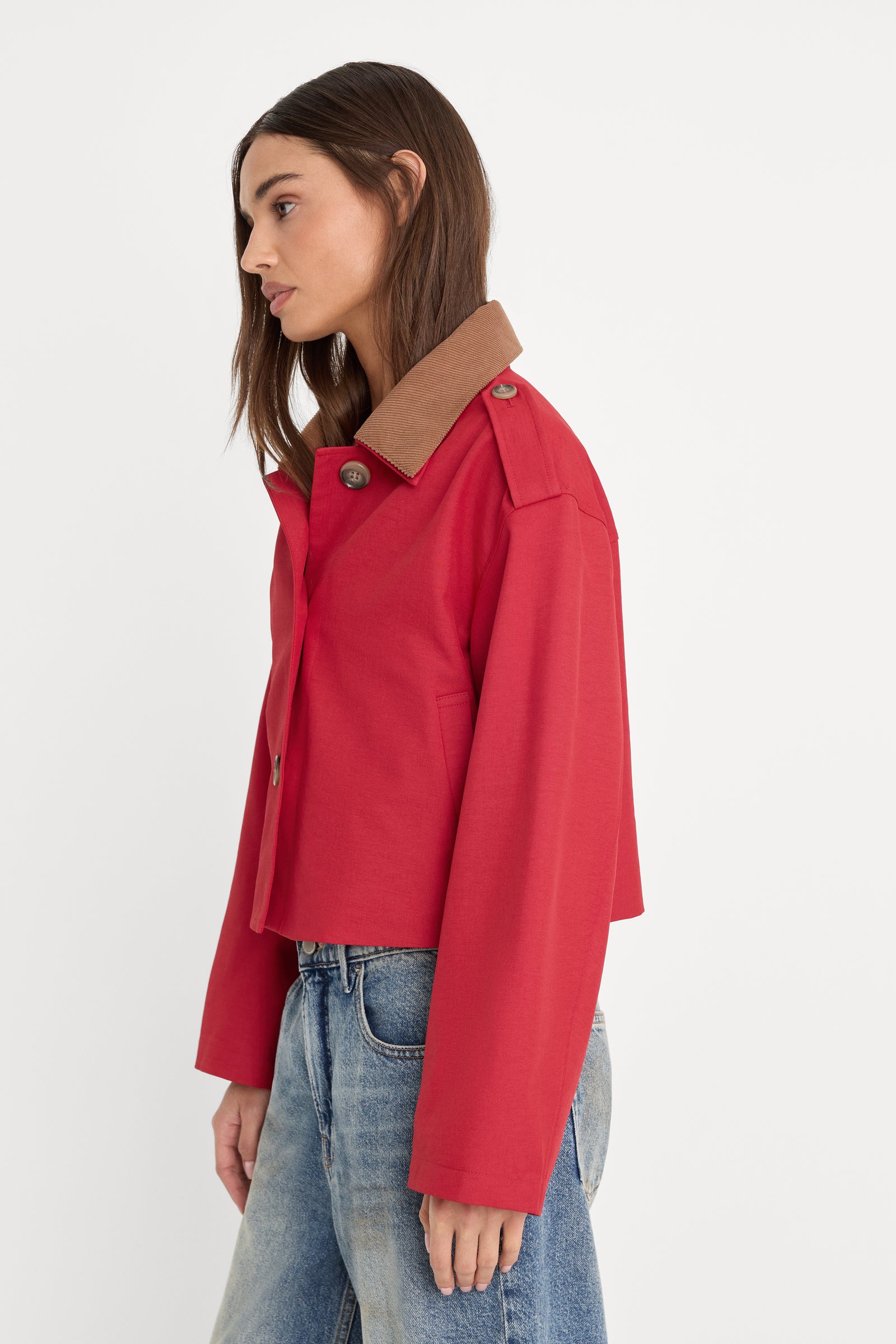 THE SWING JACKET | LIPSTICK