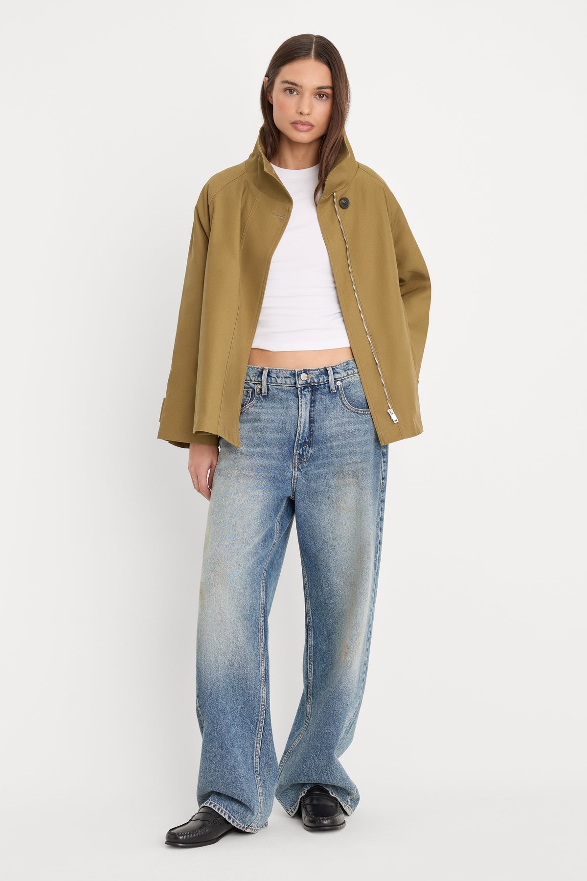 THE FUNNEL NECK TRENCH | FATIGUE