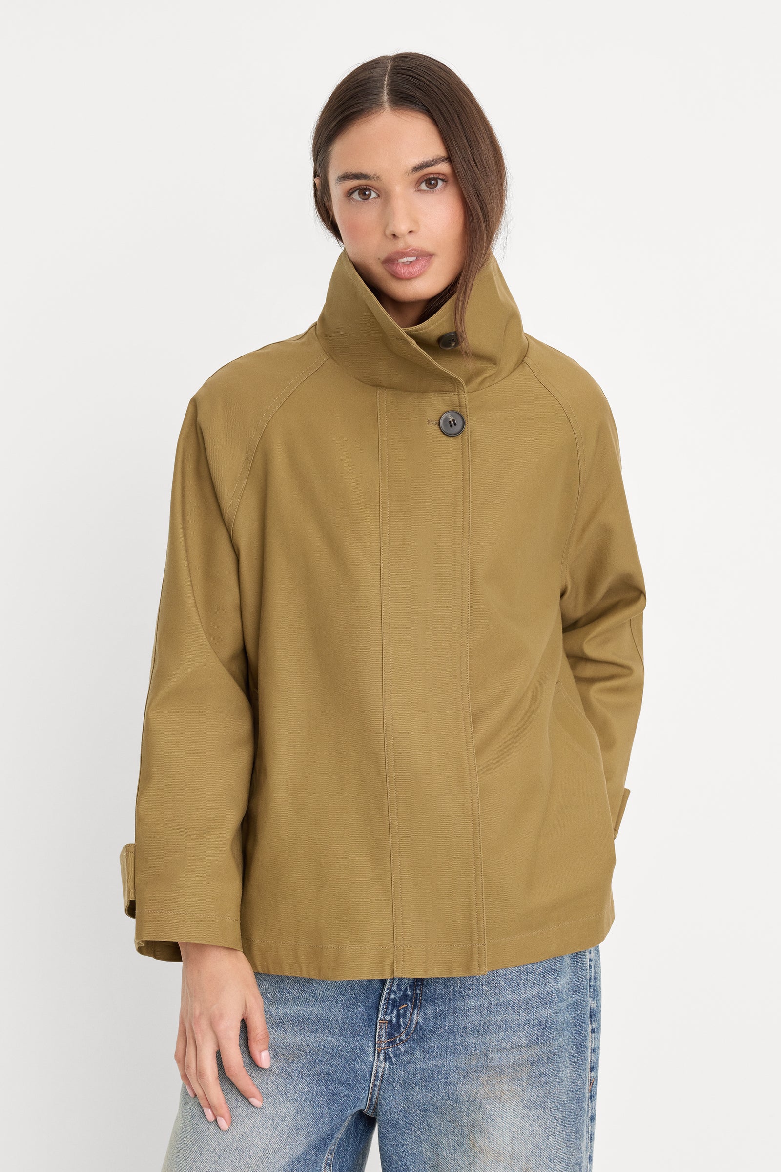 THE FUNNEL NECK TRENCH | FATIGUE