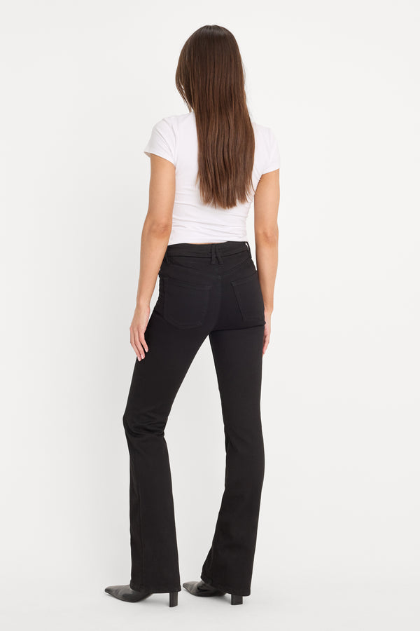 NEVER FADE GOOD CLASSIC SLIM BOOTCUT JEANS | BLACK
