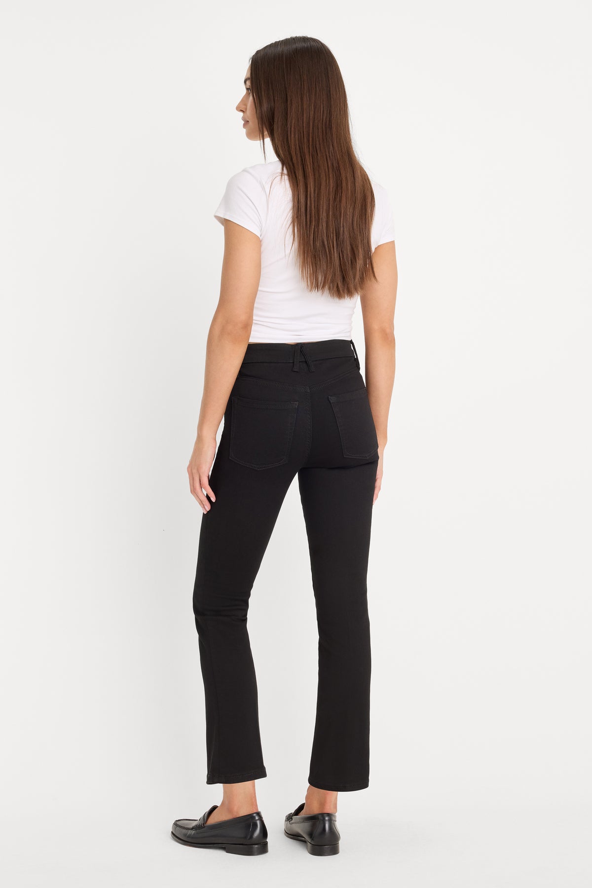 NEVER FADES GOOD LEGS STRAIGHT JEANS | BLACK001