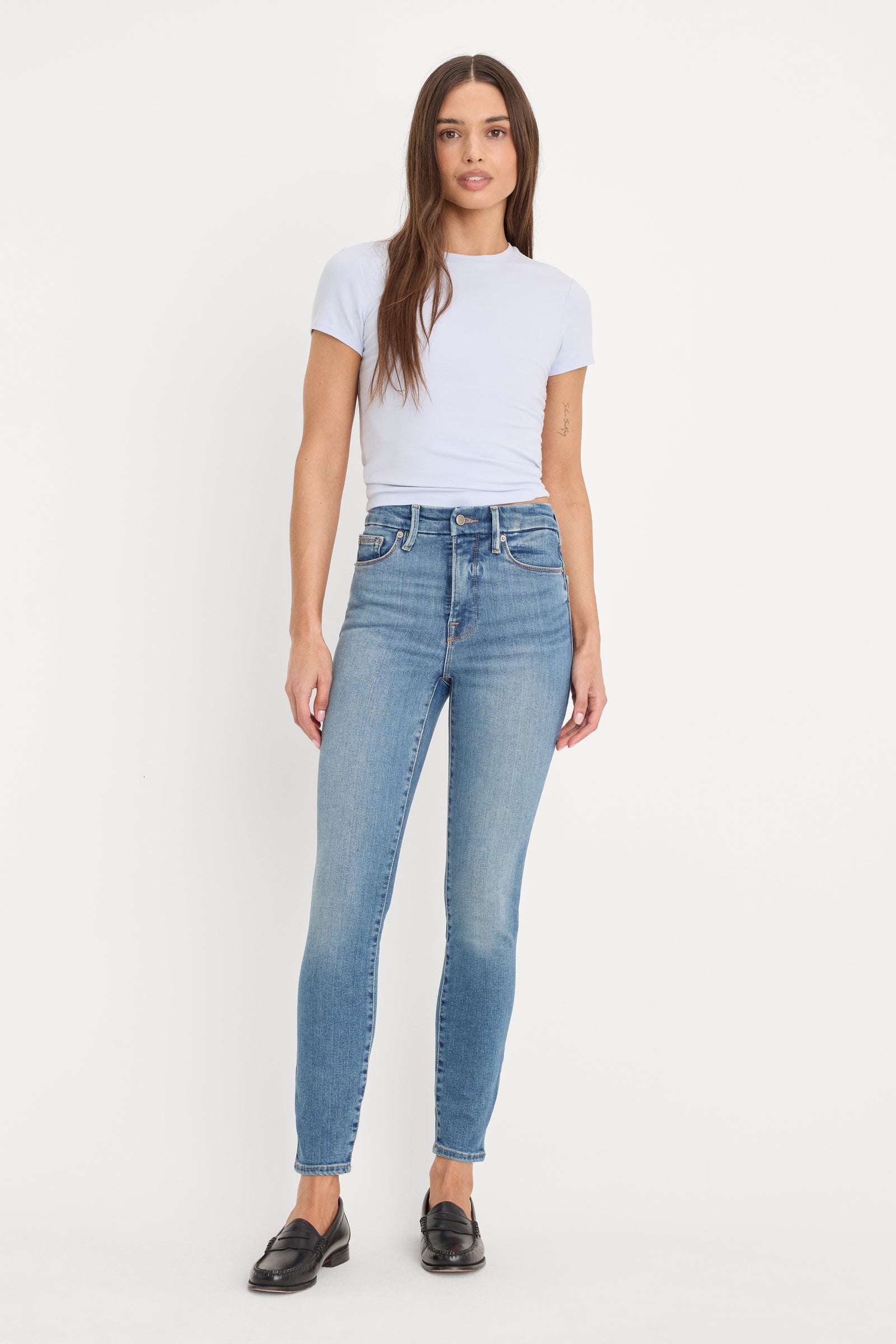 GOOD WAIST SKINNY COMPRESSION JEANS | INDIGO312