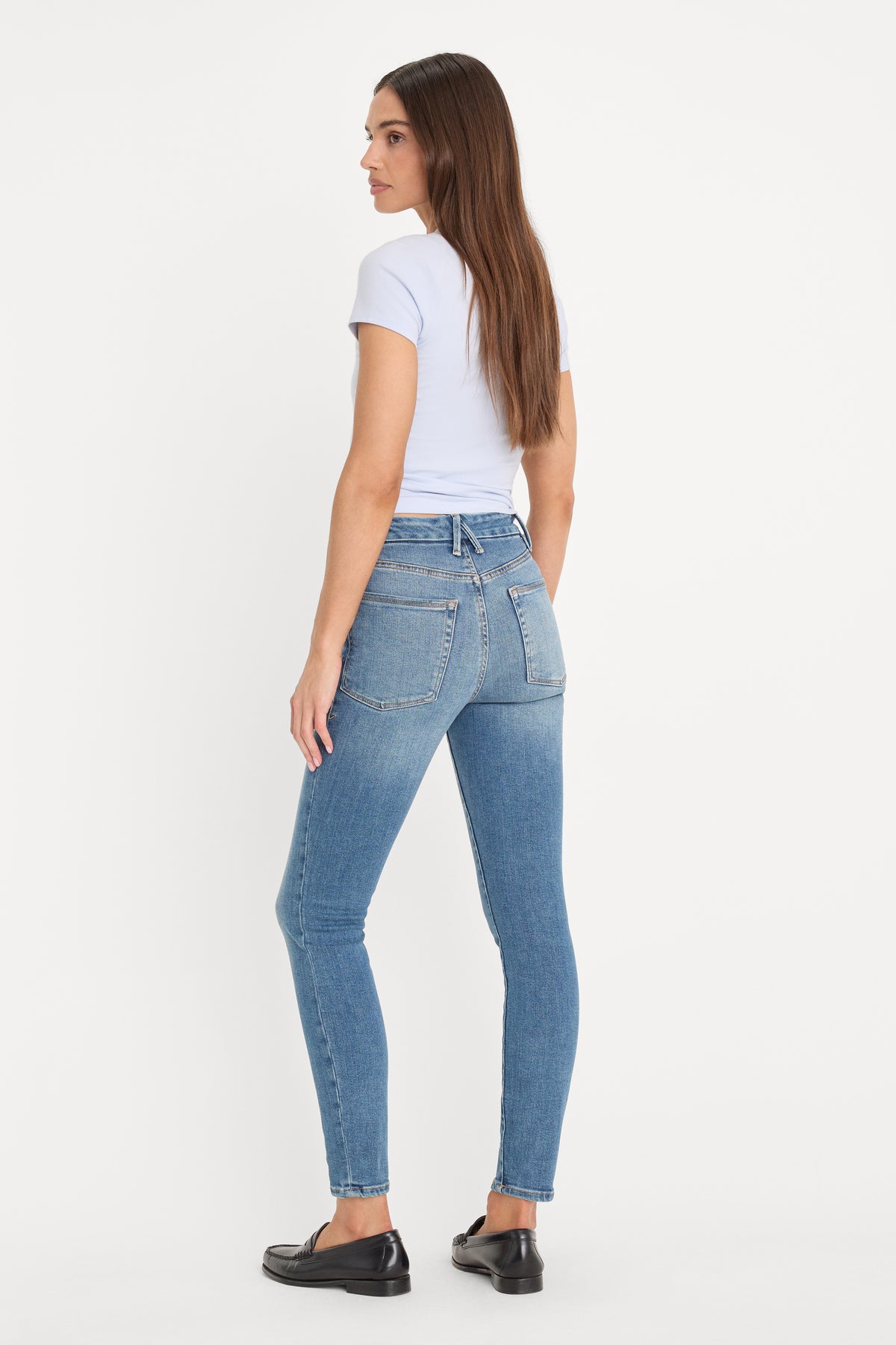 GOOD WAIST SKINNY COMPRESSION JEANS | INDIGO312