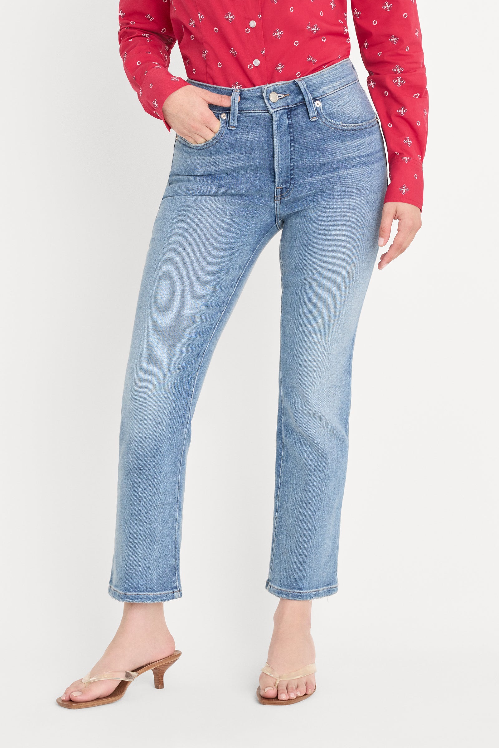 DOLLY JOLEANS PETITE STRAIGHT JEANS | INDIGO1195
