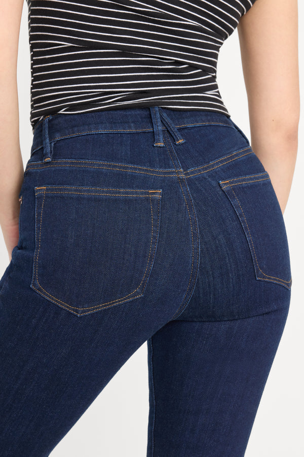 GOOD PETITE FLARE JEANS | INDIGO1153