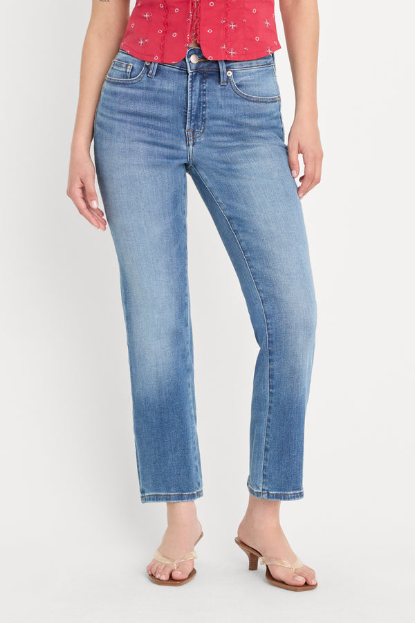 DOLLY JOLEANS PETITE STRAIGHT JEANS | INDIGO1194