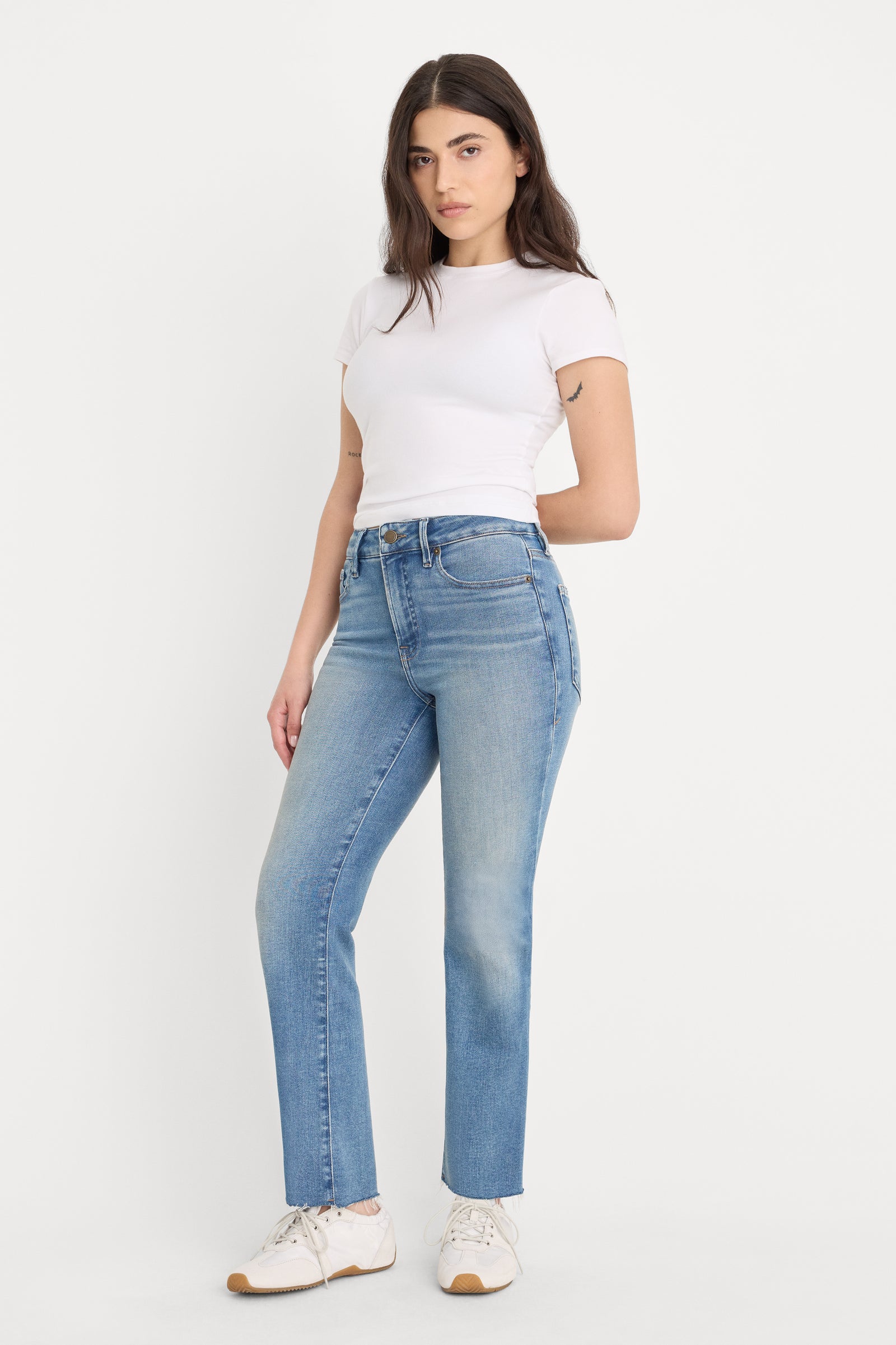 SOFT TECH GOOD PETITE STRAIGHT JEANS | INDIGO1209