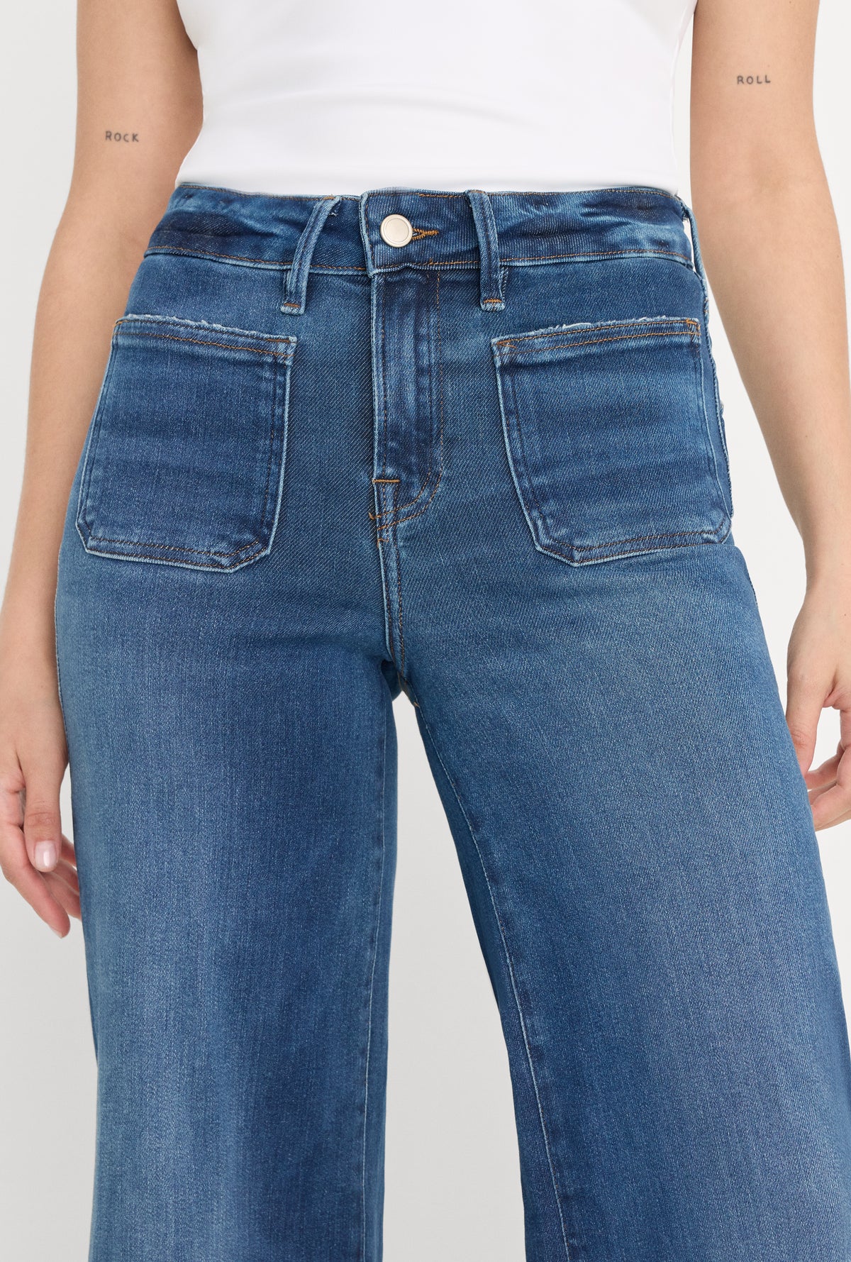 GOOD PETITE PALAZZO JEANS | INDIGO511