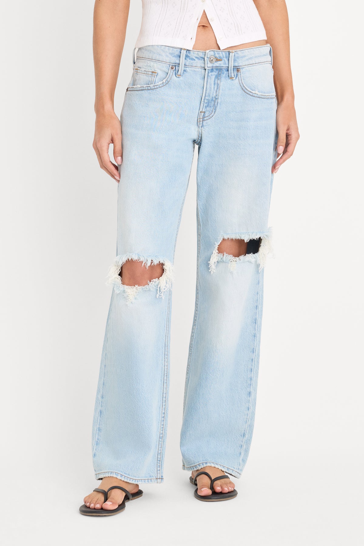 VINTAGE LOW LOOSE JEANS | INDIGO1249