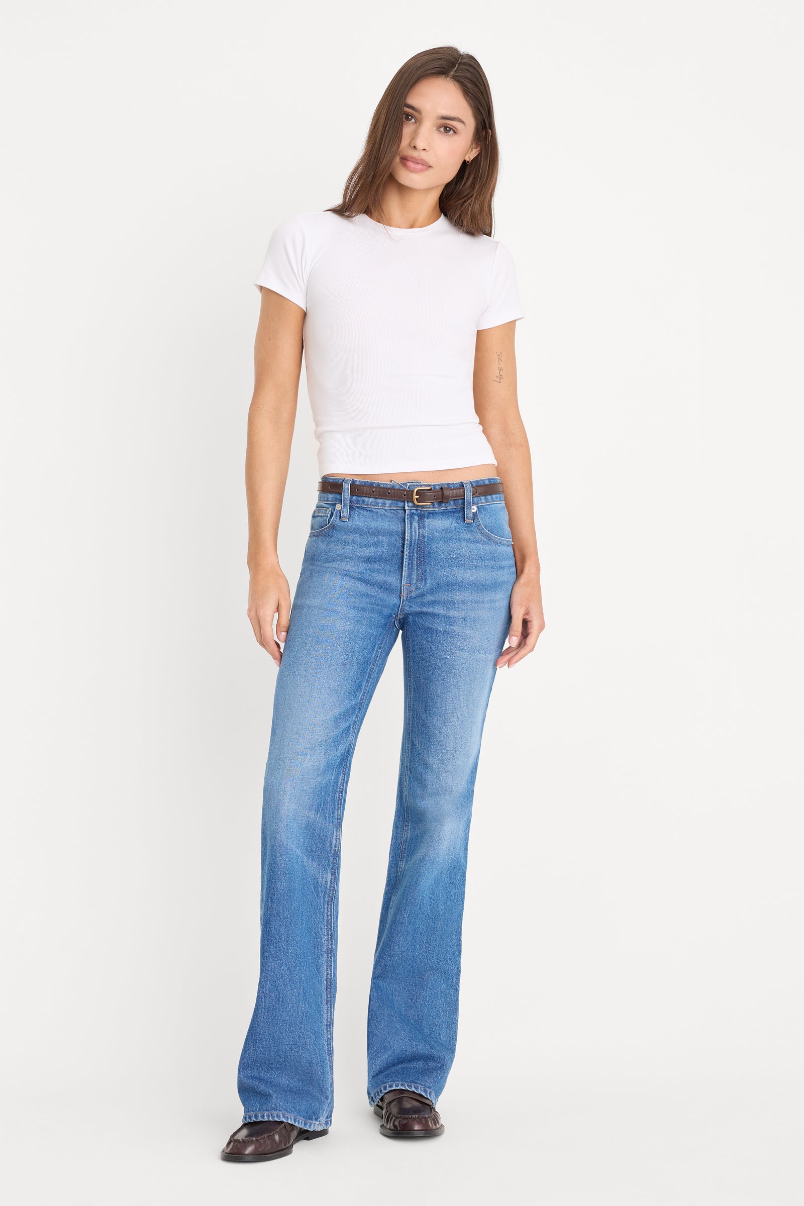 VINTAGE LOW RISE BOOTCUT JEANS | INDIGO1222