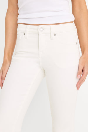GOOD LOW RISE BOOTCUT JEANS| WHITE001