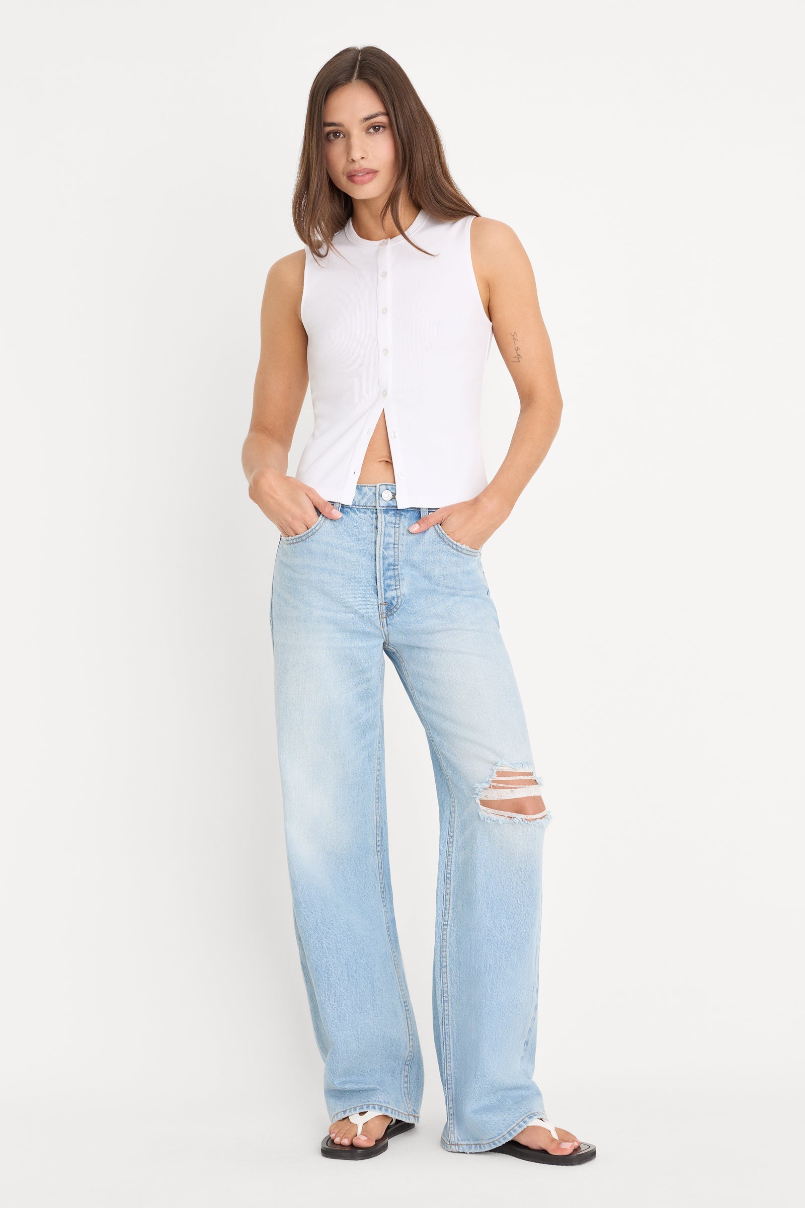 VINTAGE WIDE JEANS | INDIGO1298