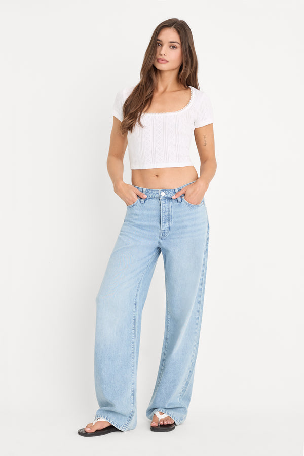 WEIGHTLESS WIDE JEANS | INDIGO1250