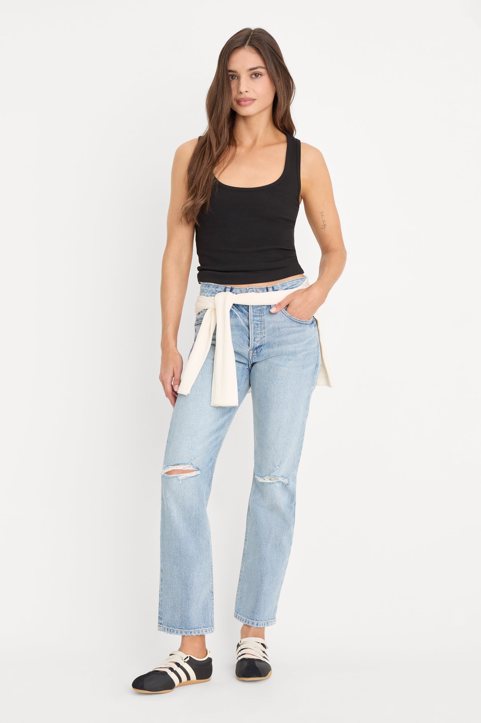 VINTAGE STRAIGHT ANKLE JEANS | INDIGO1252