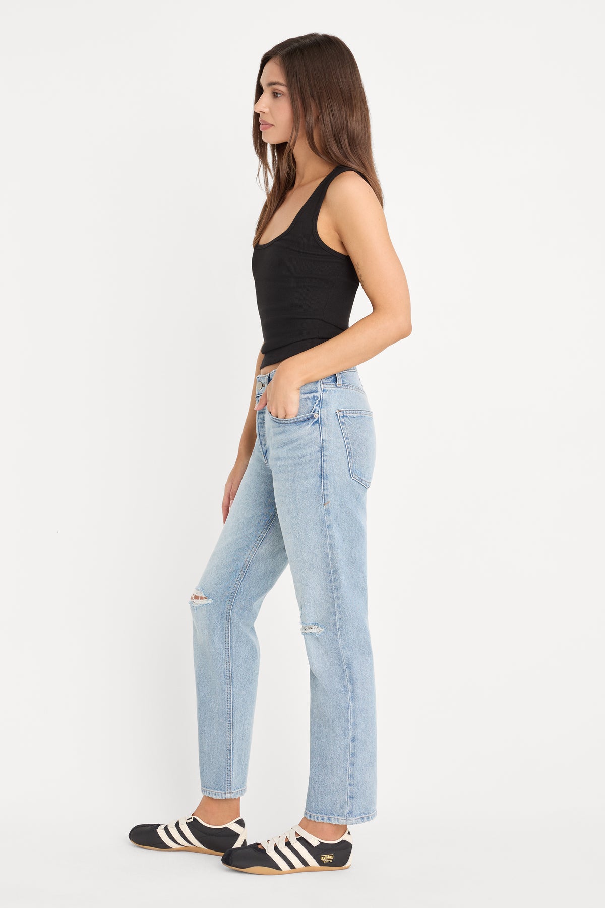 VINTAGE STRAIGHT ANKLE JEANS | INDIGO1252