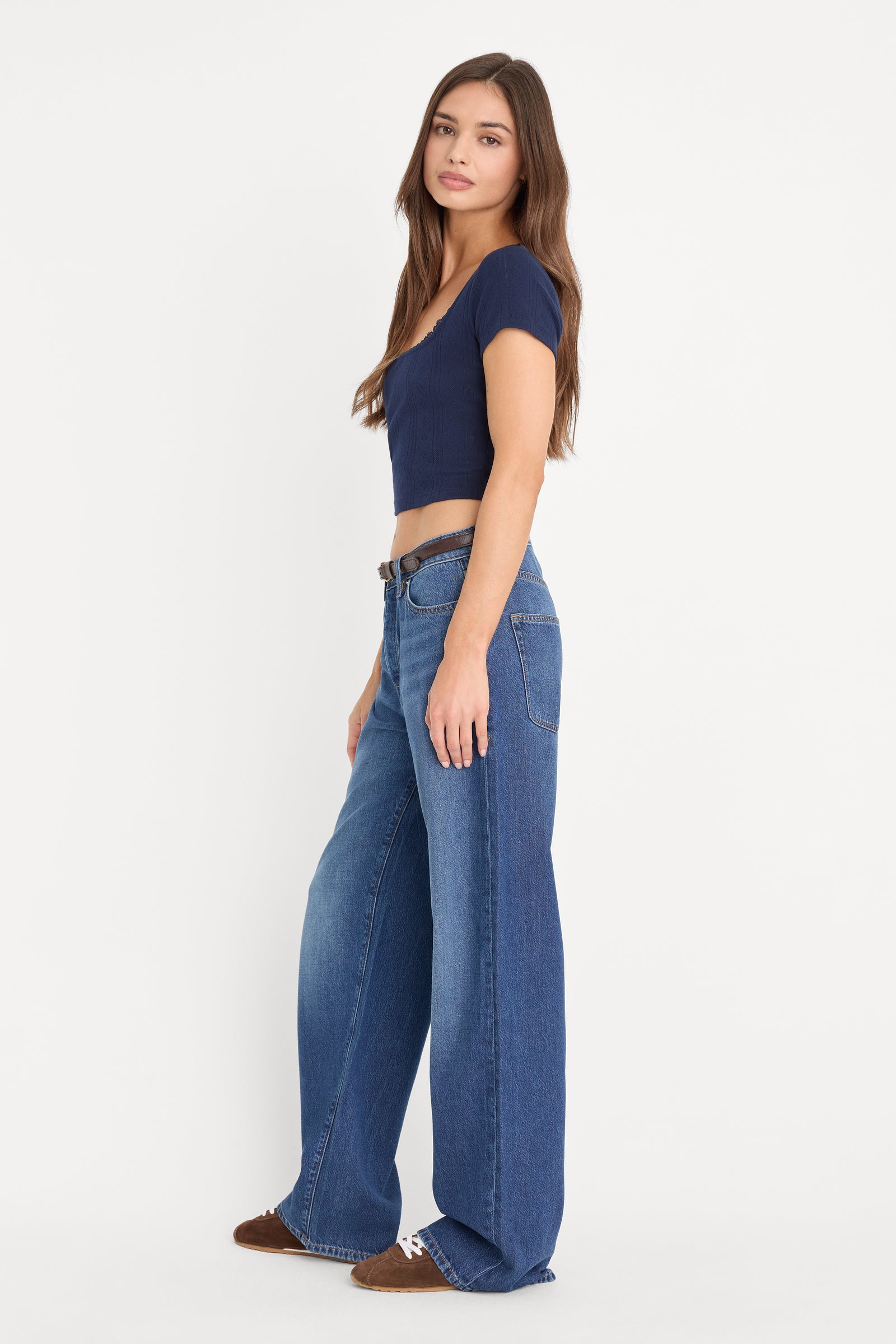 WEIGHTLESS WIDE JEANS | INDIGO1258