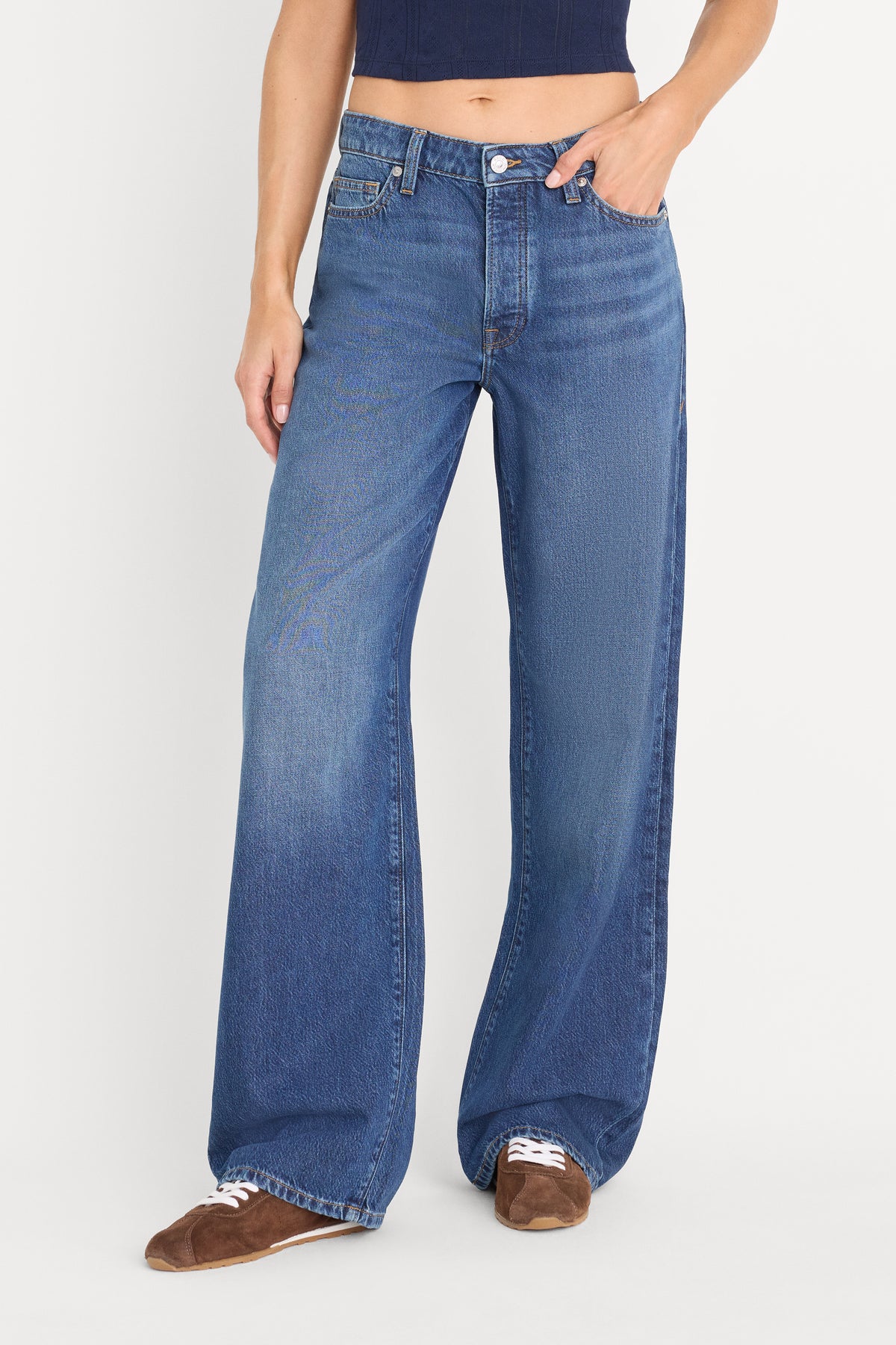 WEIGHTLESS WIDE JEANS | INDIGO1258