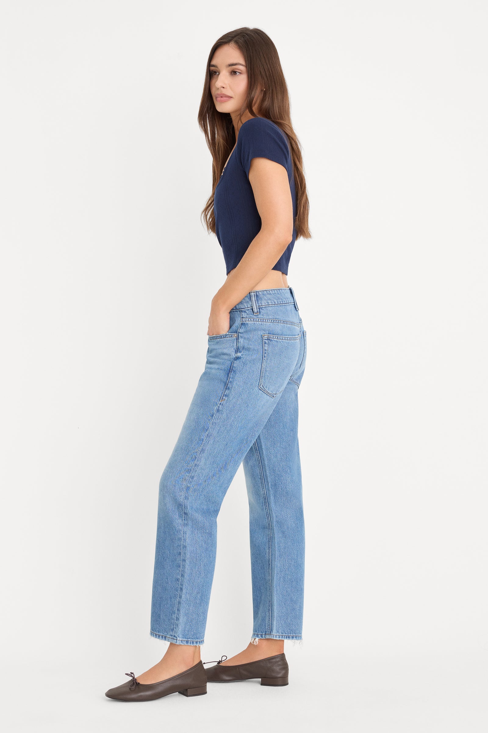 WEIGHTLESS BOYFRIEND JEANS | INDIGO961