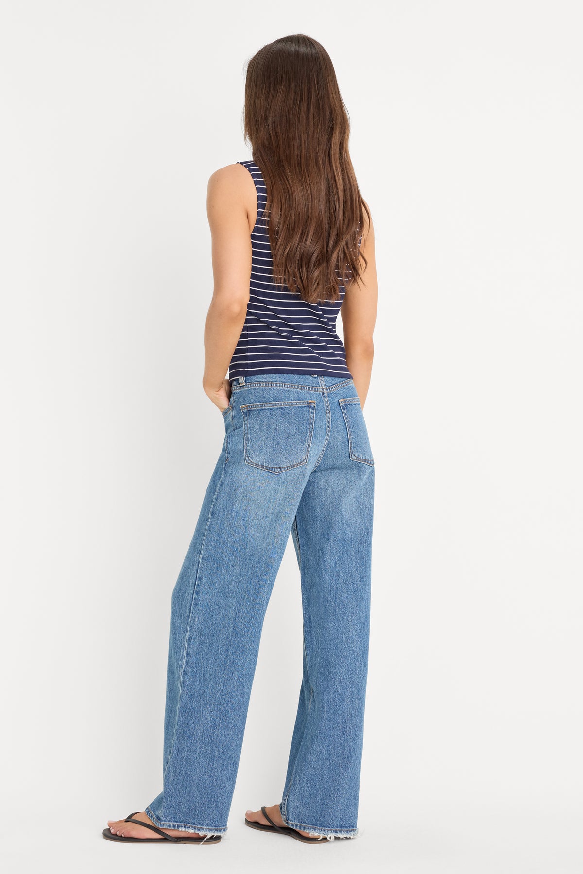 VINTAGE WIDE JEANS | INDIGO1237