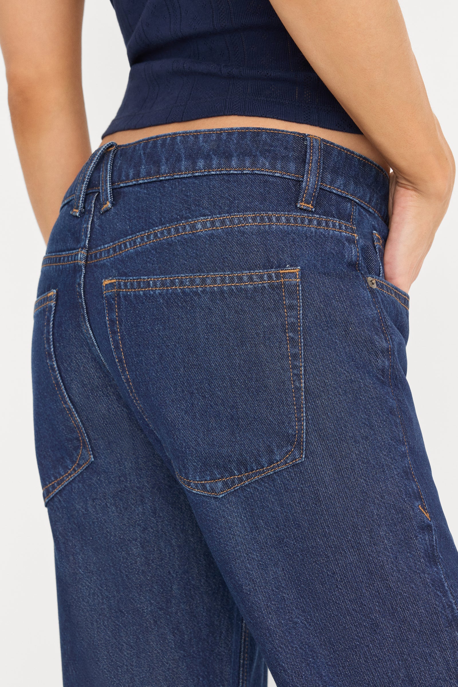 WEIGHTLESS BOYFRIEND JEANS | INDIGO