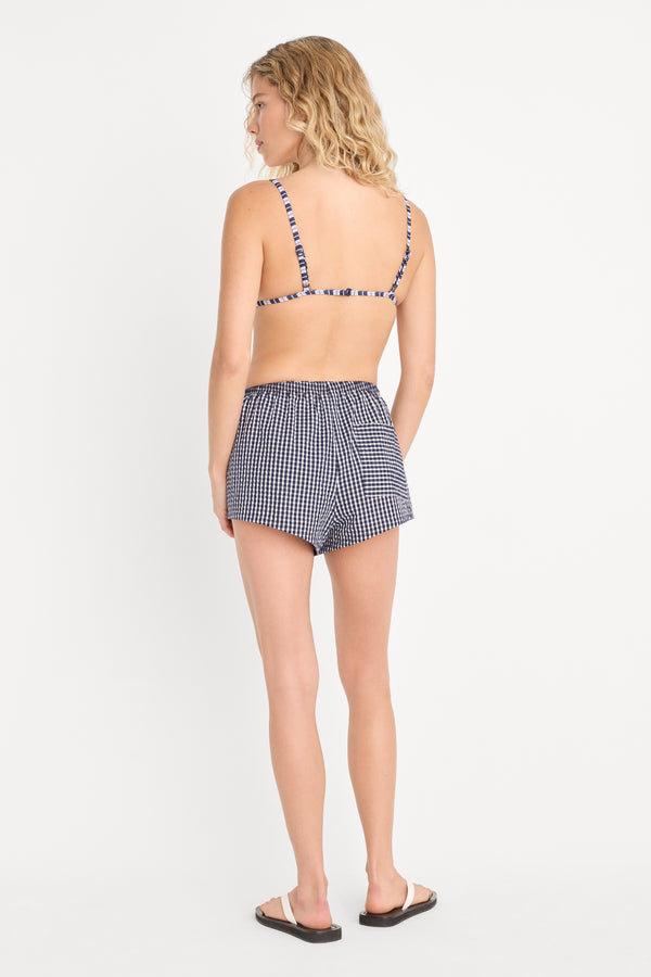 THE SEERSUCKER PULL ON SHORT | HORIZON GINGHAM SMALL