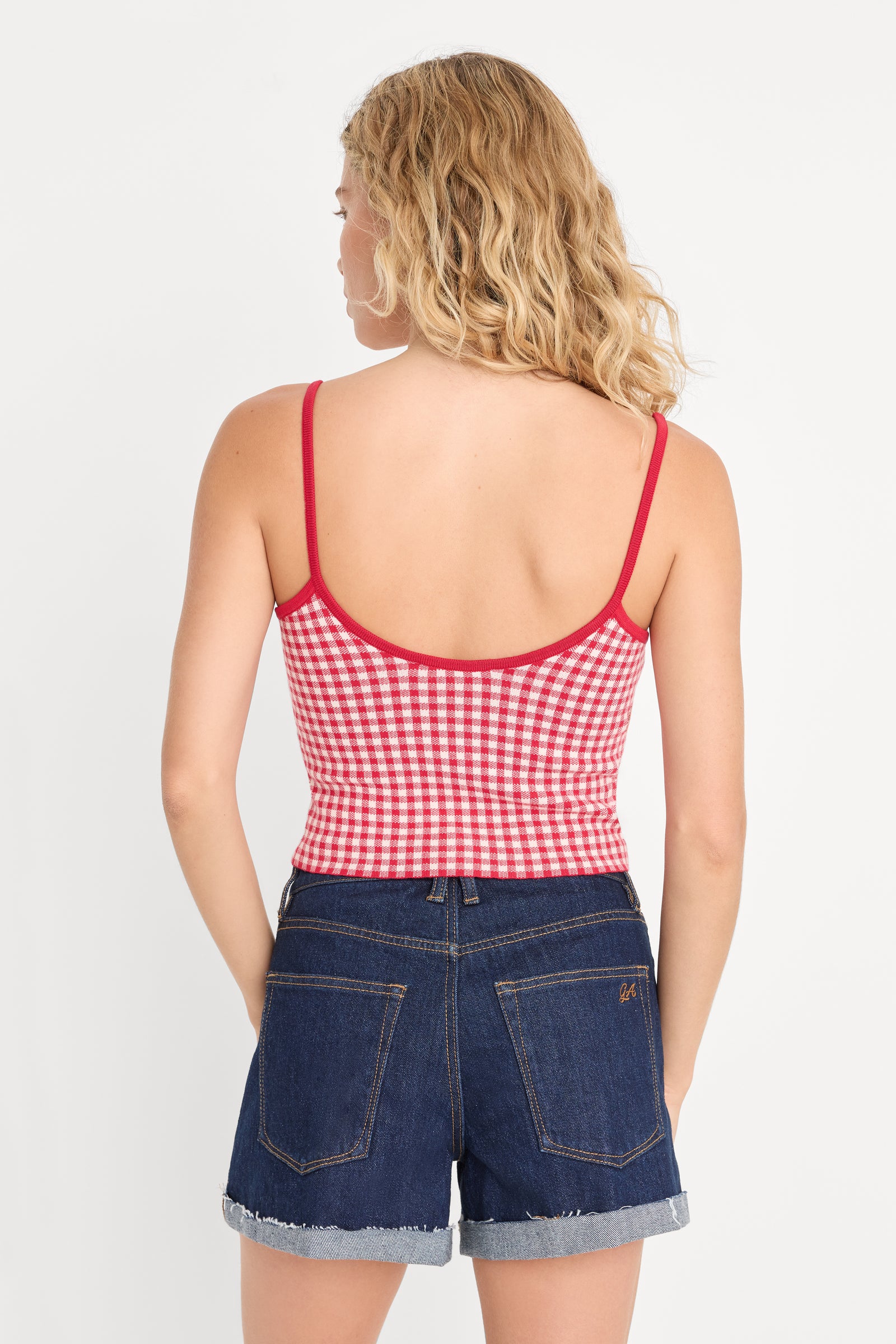 THE KEEPSAKE TANK | CHERRY GINGHAM
