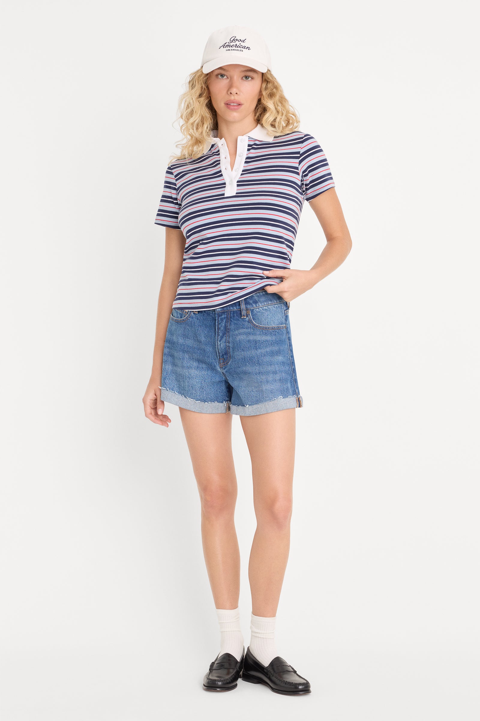 THE EASY POLO | AMERICANA HORIZONTAL STRIPE
