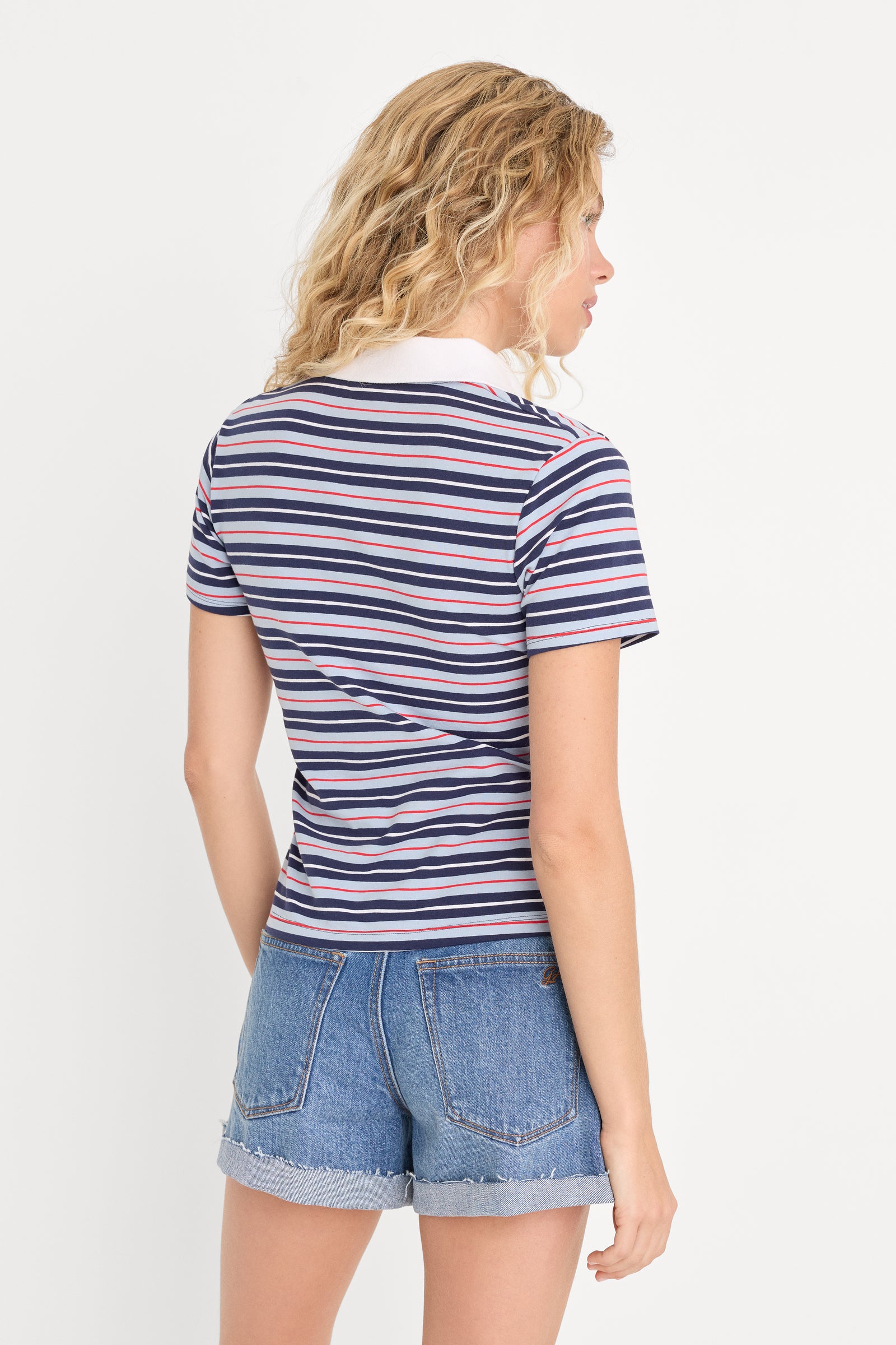 THE EASY POLO | AMERICANA HORIZONTAL STRIPE