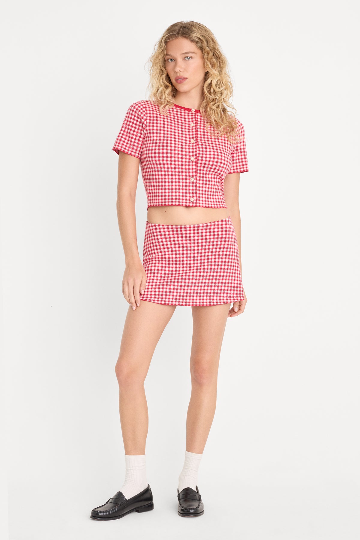 THE KEEPSAKE SKORT | CHERRY GINGHAM