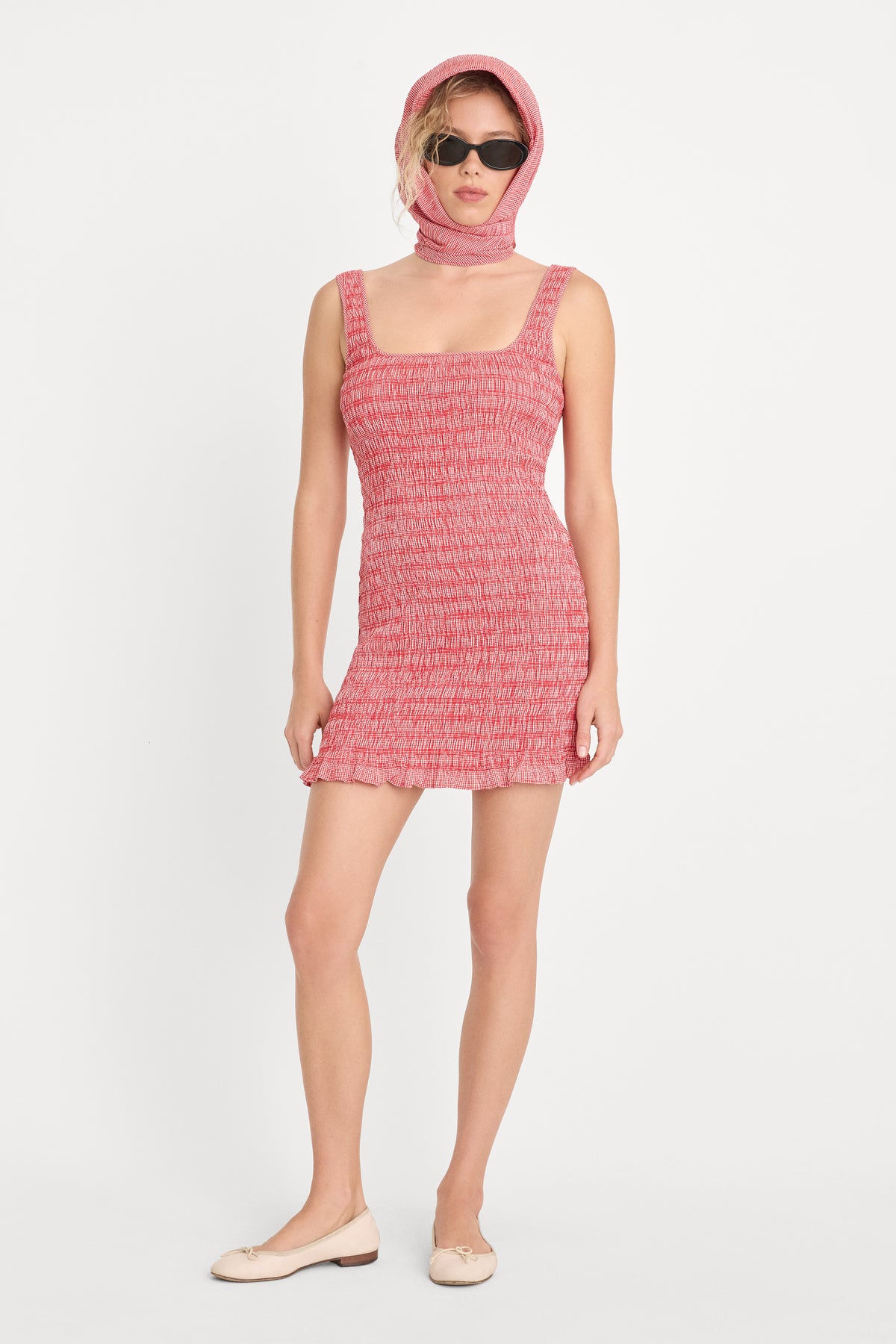 THE BANDANA HEAD SCARF | POP GINGHAM SMALL