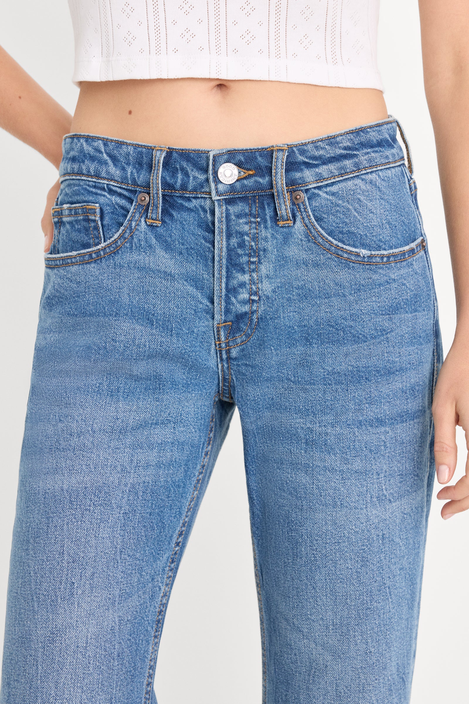 VINTAGE LOW RELAXED FLARE JEANS | INDIGO1287