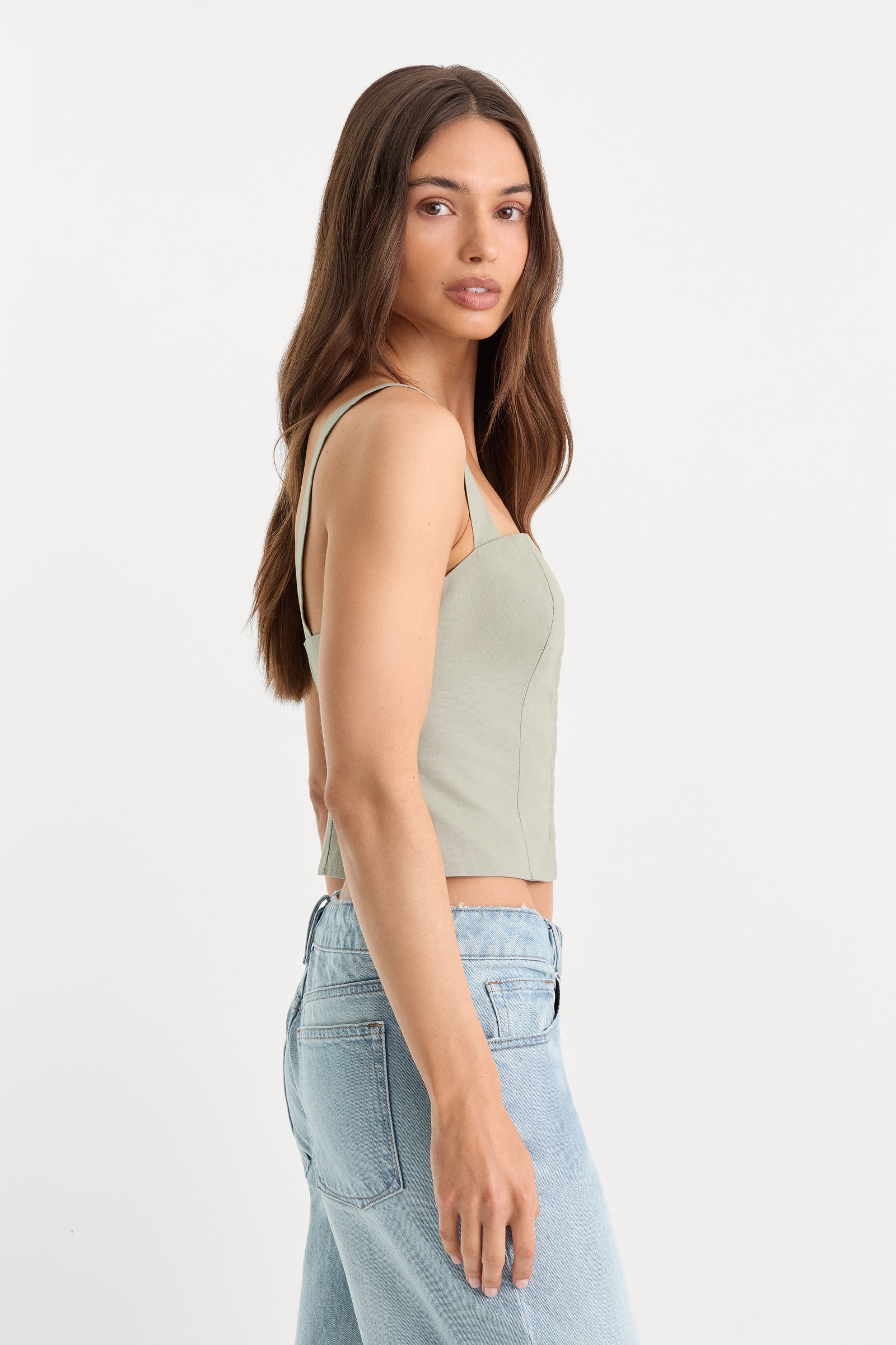 THE LINEN CORSET | MOSSWELL