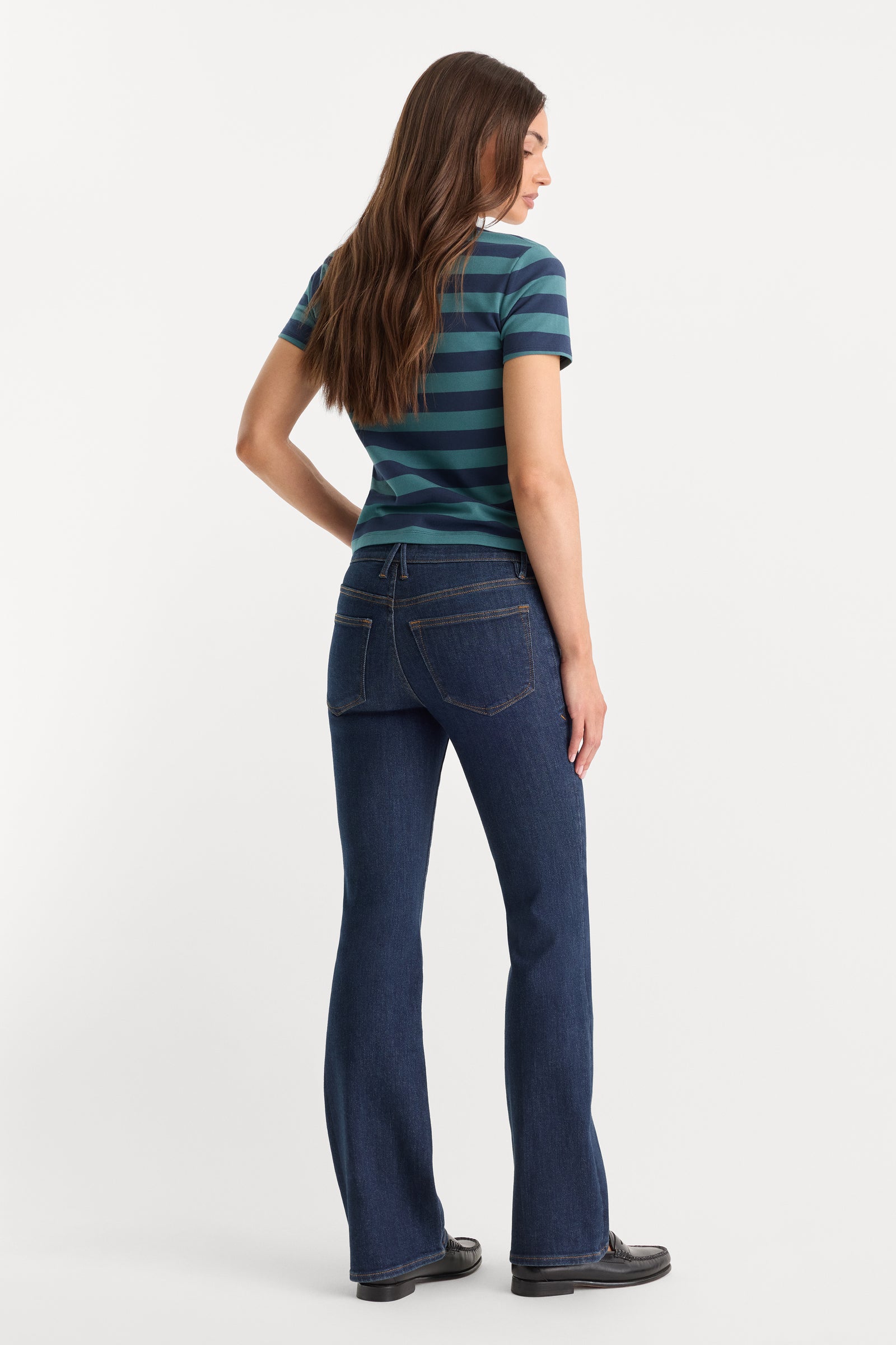 GOOD LOW RISE BOOTCUT JEANS | INDIGO1231