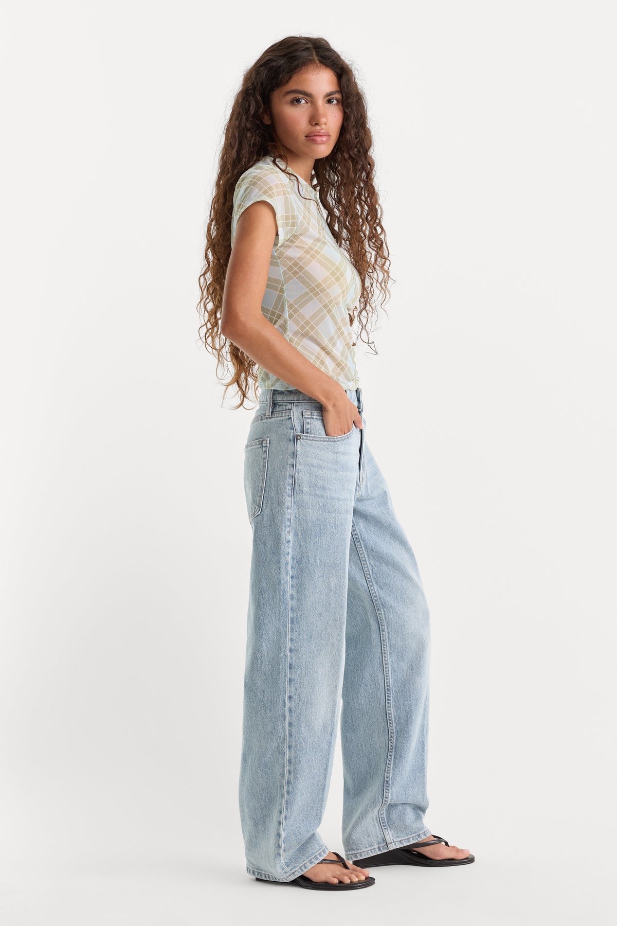 GOOD PETITE 90'S JEANS | INDIGO1257