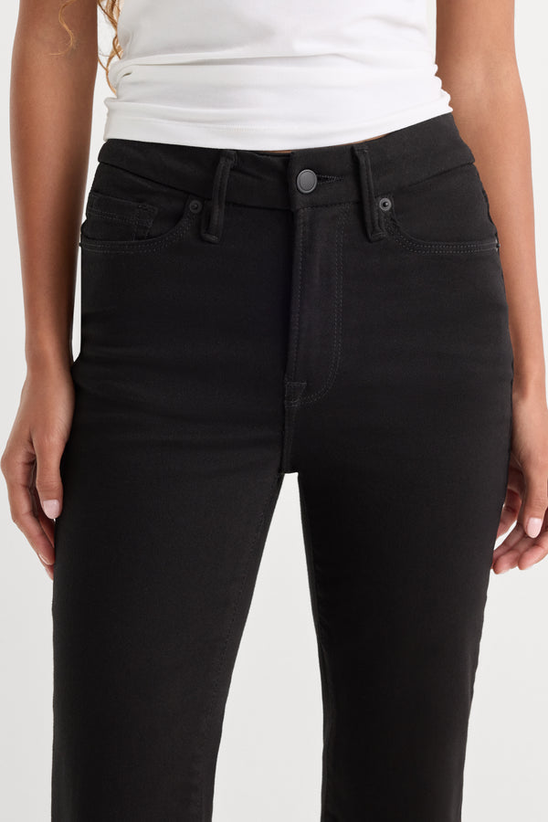 NEVER FADE GOOD PETITE FLARE JEANS | BLACK