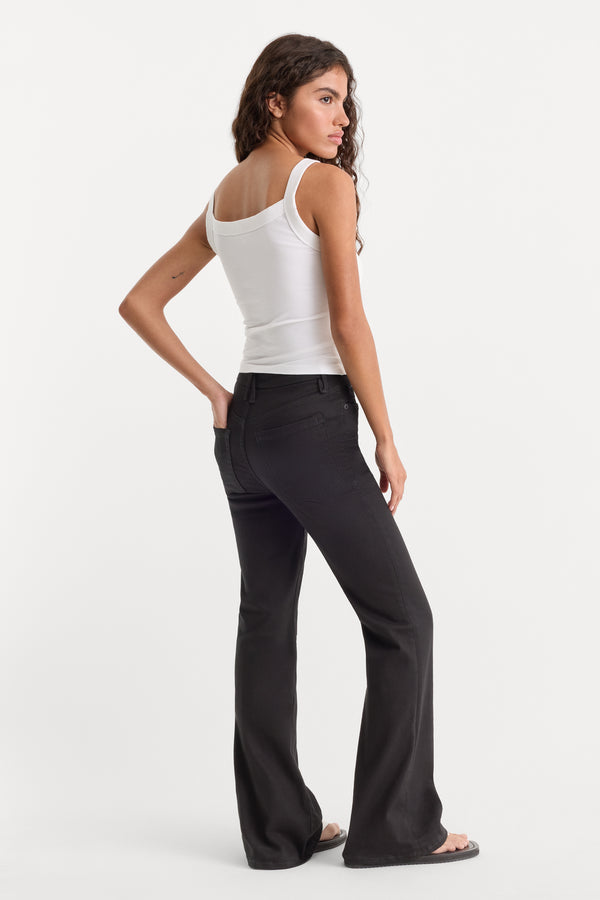 NEVER FADE GOOD PETITE FLARE JEANS | BLACK