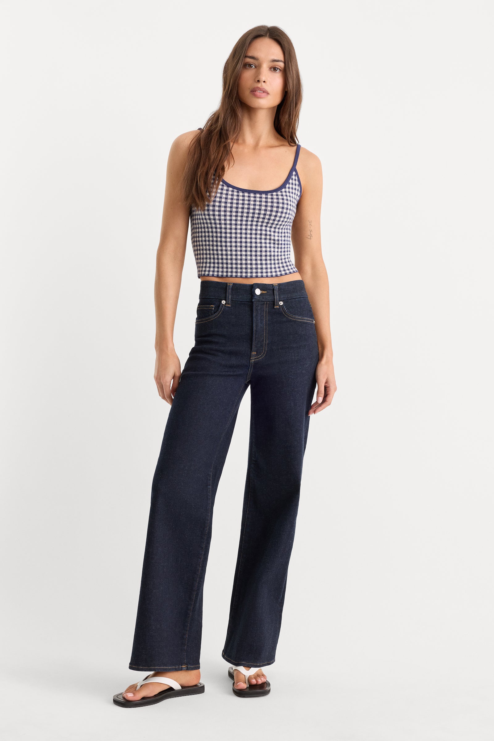 ALWAYS FITS SLIM PALAZZO JEANS | DENETHIC BLUE