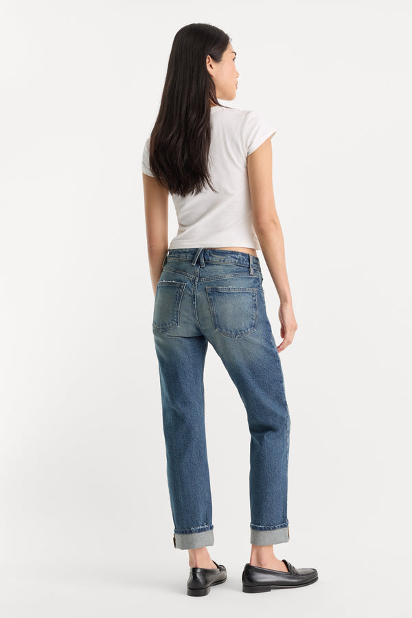 VINTAGE STRAIGHT ANKLE JEANS | INDIGO1282