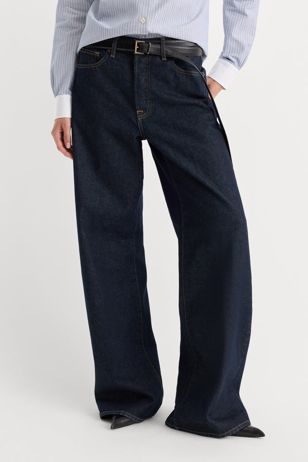 VINTAGE LOW SLUNG BAGGY JEANS | RINSE