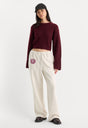THE BRUSHED FLEECE SWEATPANT | OATMEAL-1 | GOOD AMERICAN | MODEL