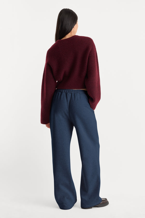 THE BRUSHED FLEECE SWEATPANT | NEW NAVY